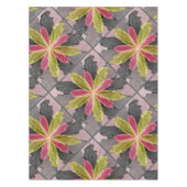 Joy, roze groene antracite Fantasy Fantasy Flower Tafelkleed (Voorkant)