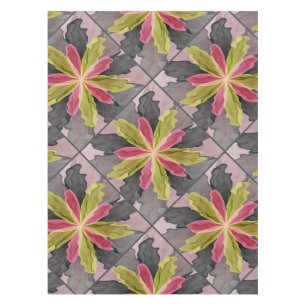 Joy, roze groene antracite Fantasy Fantasy Flower Tafelkleed