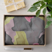 Joy, roze groene antracite Fantasy Fantasy Flower  Tissuepapier (Geschenk)