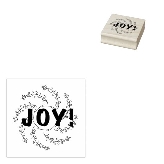 JOY Rubber Stamp Rubberstempel (Gestempeld)
