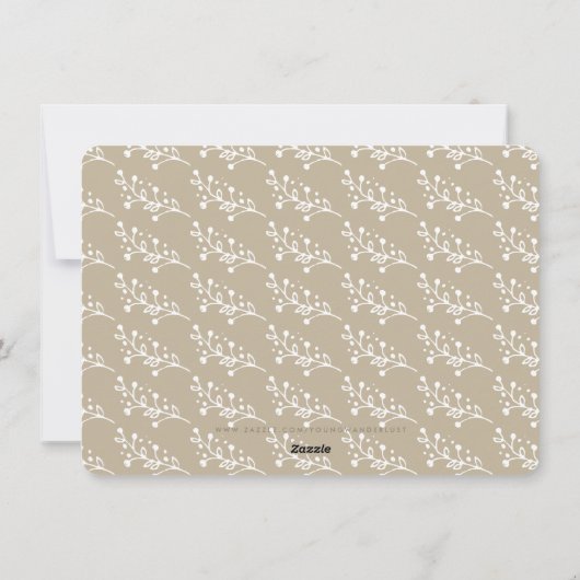 JOY Rustic | Vakantieknopkaart Feestdagenkaart (Achterkant)