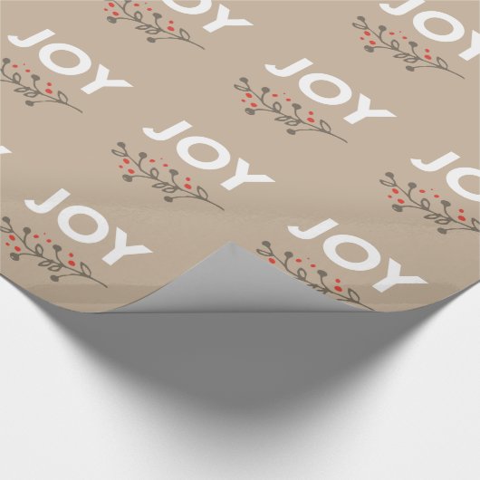 JOY Rustic | Vakantiepapier Cadeaupapier (Hoek)