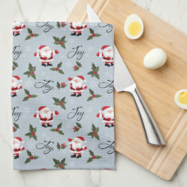 Joy, Santa en KerstHolly Theedoek