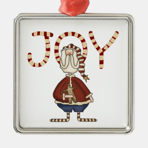 Joy Santa Keepsake Ornament