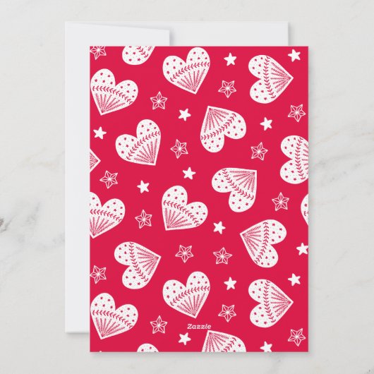 Joy Scandinavian Heart Kerstfeestdag Feestdagenkaart (Achterkant)