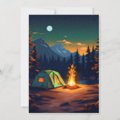 Joy Schattige Natuur Boys One Happy Camper 1e Verj Kaart (Achterkant)