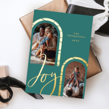 Joy Script Elegant Photo Family Modern Arts