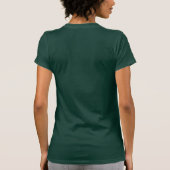 Joy Script Gold Green Custom Kerstmis T-shirt (Achterkant)