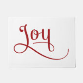 Joy Script Red Deurmat (Voorkant)