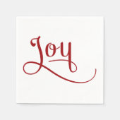 Joy Script Red Servet (Voorkant)