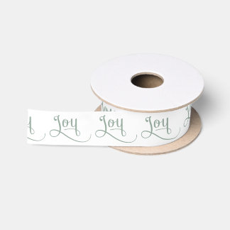 Joy Script Sage Satijnen Lint
