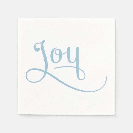 Joy Script Sky Servet (Voorkant)