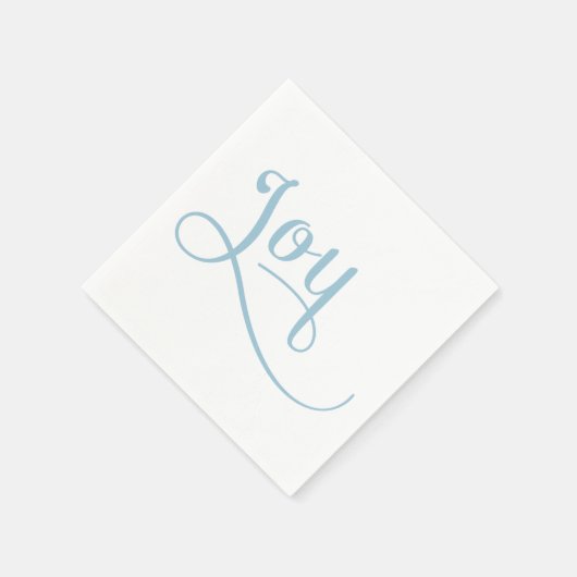Joy Script Sky Servet (Hoek)