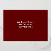 Joy Scrolly Lijst Folie Feestdagenkaart (Achterkant)