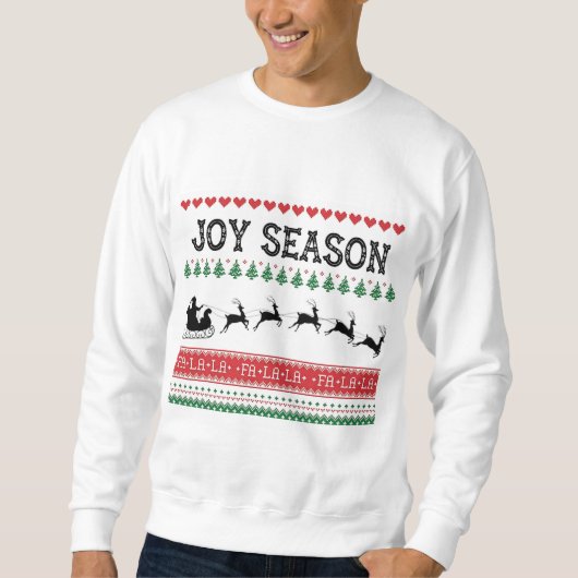 Joy Season KerstSweater Trui (Voorkant)