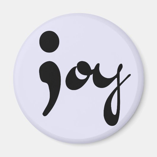 Joy Semicolon Magnet (Voorkant)