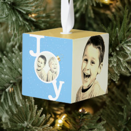 Joy sky blauw zanderig geel zomer kerstfoto decoratie