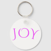 Joy Sleutelhanger - Aangepaste tekst, lettertype, (Voorkant)