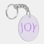 Joy Sleutelhanger Uw Ontwerp kiest Tekst, Letterty (Voorkant Links)