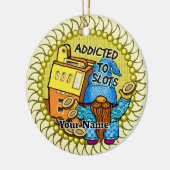 Joy slots gnome keramisch ornament (Links)