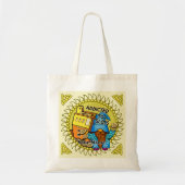 Joy slots gnome tote bag (Voorkant)