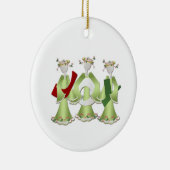 Joy Snow Angels van ons huis aan u Keramisch Ornament (Rechts)