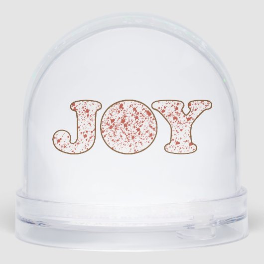 Joy Snow Globe Sneeuwbol (Achterkant)