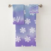 Joy Snowflake Bath-handdoekset Bad Handdoek (Insitu)
