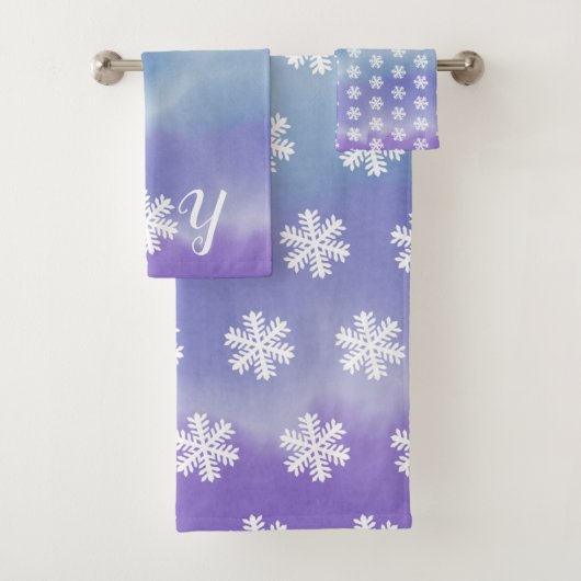 Joy Snowflake Bath-handdoekset Bad Handdoek (Insitu)