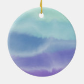 Joy Snowflake Keramisch Ornament (Achterkant)