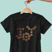 Joy Snowflake Kerstvakantie Feestelijke T-Shirt