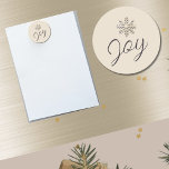 Joy Snowflake Vakantie Magneet<br><div class="desc">Deze Joy Snowflake Holiday Magnet is een fantastische aanvulling op uw vakantie decor of als een heerlijke kous stuffer. Het elegante ontwerp is voorzien van een geborstelde champagne gouden sneeuwvlok en het woord "Joy" op een lichte achtergrond, die meteen uw feestelijke sfeer verheft. Of u het nu op uw koelkast,...</div>