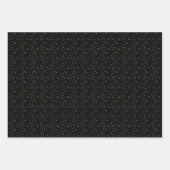 Joy & Sparkle - 3-pack in zwart omslagpapier Sh Inpakpapier Vel (Voorkant 2)