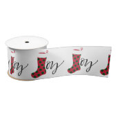 Joy Stocking Satijnen Lint (Spoel)