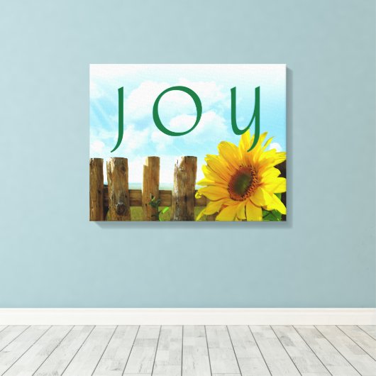 JOY Stretched Canvas afdrukken (Insitu (Houten vloer))