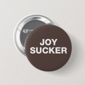 Joy Sucker Button Black (Voorkant /achterkant)