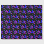 Joy Text met Snowflakes Cadeaupapier (Vlak)