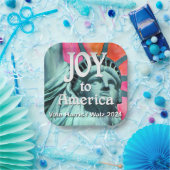 Joy to America Harris Walz Papieren Bordje (Feest)
