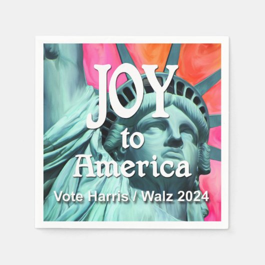 Joy to America Harris Walz Servet (Voorkant)