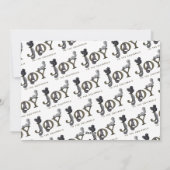 Joy to the Squirrels Foto Kerstmis Feestdagenkaart (Achterkant)