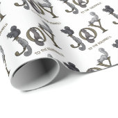 Joy to the Squirrels Holiday Cadeaupapier (Rol Hoek)