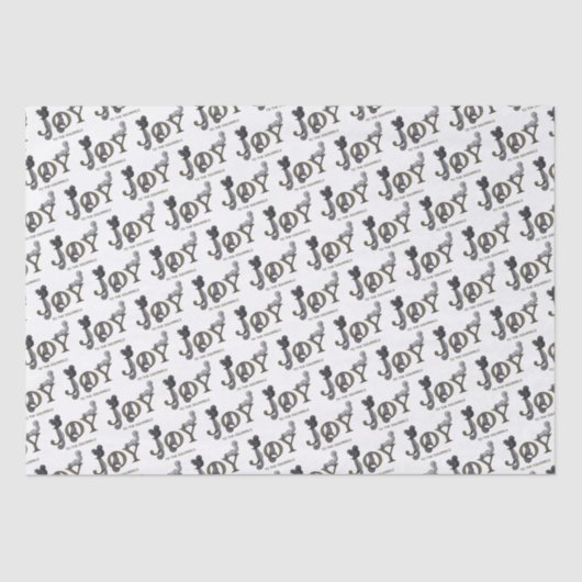 Joy to the Squirrels Holiday Tissuepapier (Voorkant)