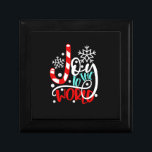 Joy to the World Candy Cane Kerstmis Cadeaudoosje<br><div class="desc">Joy to the World Candy Cane Kerstmis</div>