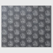 Joy To The World - Christelijke kerstkrijt Cadeaupapier (Vlak)