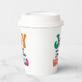 Joy to the World - Christmas Design-50835 Papieren Bekers (Links)