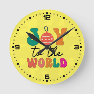 Joy to the World - Christmas Design-50835 Ronde Klok