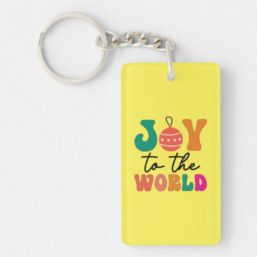 Joy to the World - Christmas Design-50835 Sleutelhanger (Voorkant)