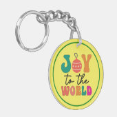 Joy to the World - Christmas Design-50835 Sleutelhanger (Voorkant Links)
