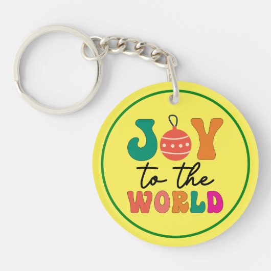 Joy to the World - Christmas Design-50835 Sleutelhanger (Voorkant)