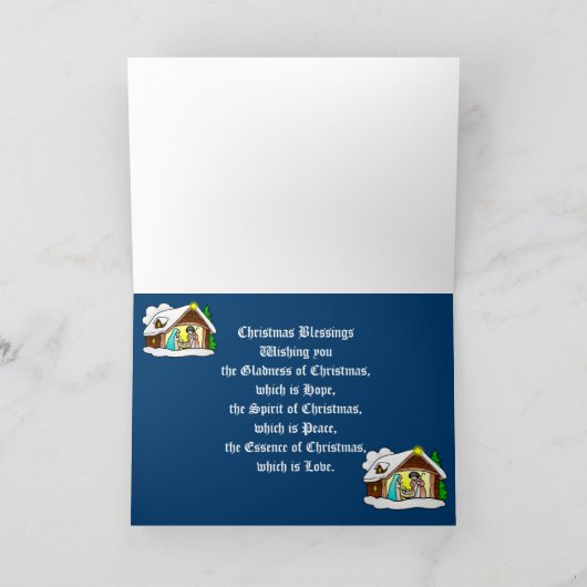 Joy to the World Christmas Kaart (Binnen)